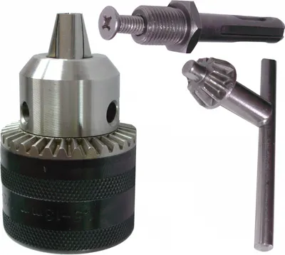 Image de mandrin 3 en 1 + clé de mandrin + adaptateur SDS 1,5 - 13 mm