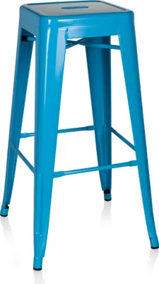 Obrázok produktu pre hjh OFFICE Barová stolička VANTAGGIO HIGH Kovová stolička, max. zaťaženie 150 kg Výška sedadla 77 cm