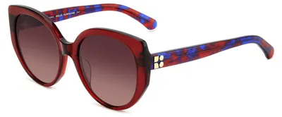 Immagine prodotto di Occhiali da sole da donna KATE SPADE SERAPHINA/G/S, modello C9A, colore rosso, montatura 55/19/140