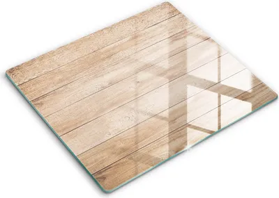 Zdjęcie produktu dla Deska kuchenna – 60 cm x 52 cm - Szklana deska do krojenia - Szkło hartowane – Antypoślizgowa - Drewniane Deski