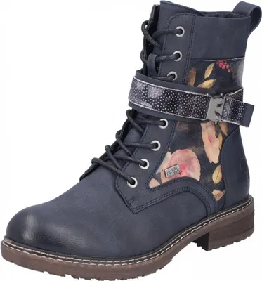 73500 Rieker Stiefel Dunkelblau Rieker Damen Stiefelette