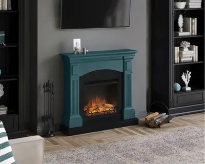 Produktbild von TAGU Magna Elektrokamin leichtes Türkis, 23 Zoll Powerflame, Heiz u. Dekokamin