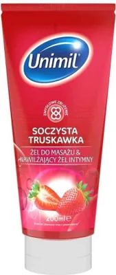 Zdjęcie produktu dla Unimil Strawberry Massage Gel 200Ml