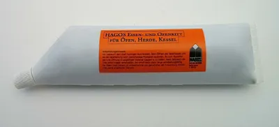 Obrázek produktu pro Žáruvzdorný kotlový cement pro kotle, pece, sporáky 500g trubka