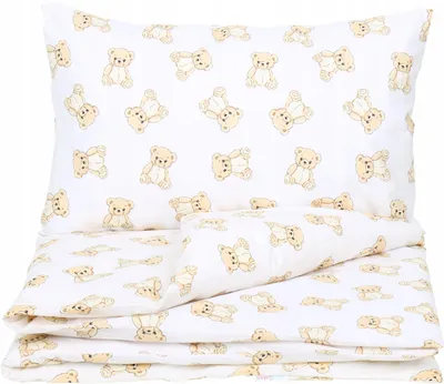 Produktbild von Babymam Kinderbettwäsche Set 2-teilig 135x100 cm Teddybär