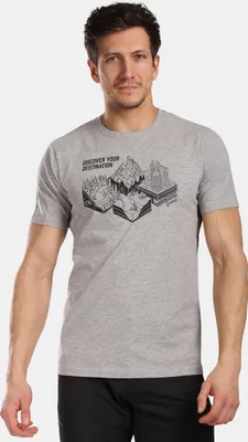 Produktbild von Herren-Funktions-T-Shirt Kilpi GAROVE-M, HELLGRAU, Größe S
