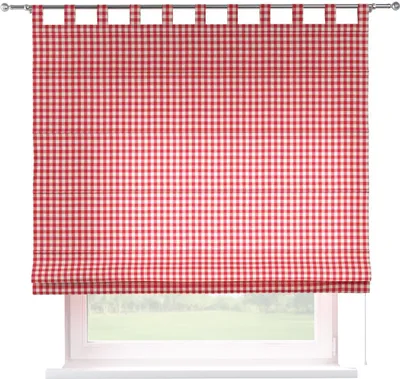Produktbild von Dekoria Raffrollo Verona, rot-ecru, 110 x 150 cm