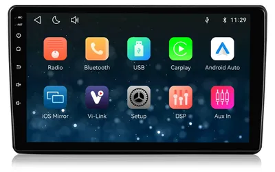 Obrázek produktu pro 9palcové autorádio pro Citroen Berlingo 2 B9, Peugeot Partner, modely 2008-2019. Autorádio s operačním systémem Linux, podporou CarPlay a Android Auto, Bluetooth, Wi-Fi, RDS. Volitelně s kamerou. Vi Link