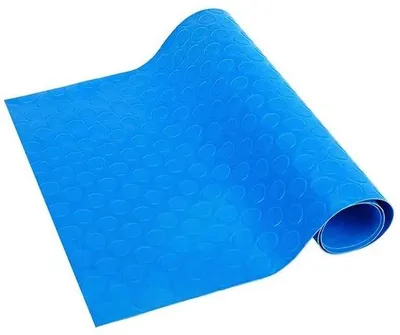 Image de Tapis de support en caoutchouc pour escalier de piscine - 36 x 9 pouces - Sécurité - Durable - Pliable - Flexible - Tapis antidérapant