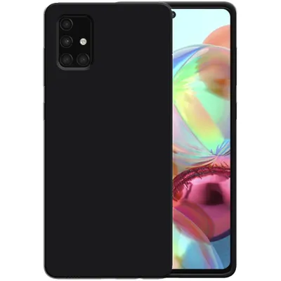 Image de Smartphonica Étui en silicone pour Samsung Galaxy A71
etui 4G avec intérieur souple - Noir