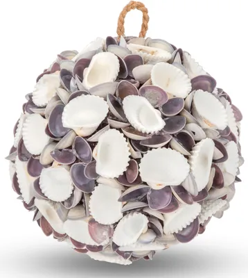 Produktbild von Muschelkugel white & violett Chippi Ø 18cm