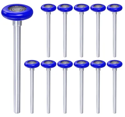 Nylon-Garagentorrollen, 12 Stk., 17,8 cm, für 2-Zoll-Tor, blau