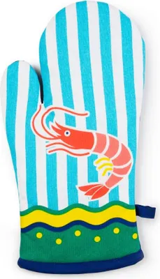 Image de Excelsa Gant de four 'Corfu' coton 32x2x18 cm Multicolore