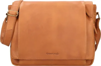 Produktbild von Greenland Nature Nature Messenger Leder 39 cm Laptopfach