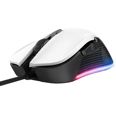 Image de Trust, Souris Optique Gamers filaire GXT 922W YBAR, Blanc
