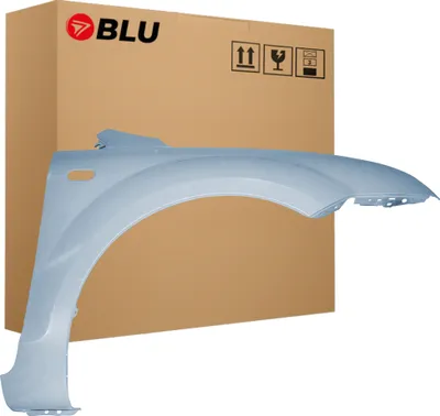 Zdjęcie produktu dla BLU Błotnik pasujący do Ford Focus MK2 II Z3 Prawy Niebieski Tonic | 2004-2008 | Przedni Przód | Lakierowany | Gotowy do montażu  | Stal