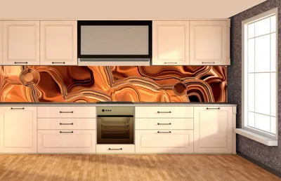 Produktbild von Küchenrückwand Folie selbstklebend FLÜSSIGE BRONZE 350 x 60 cm - Klebefolie - Dekofolie - Spritzschutz für Küche -