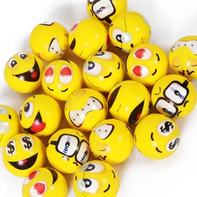 Produktbild von 20 Anti-Stress-Spielbälle für Kinder und Erwachsene, lustige Quetschbälle als Partygeschenke und Geburtstagsgeschenke, ideal für alle Altersgruppen.