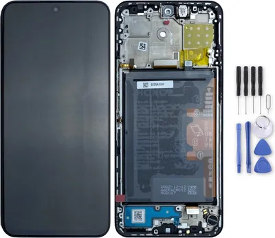 Produktbild von Honor Display LCD mit Rahmen + Akku für Honor X8a 0235AEUH Ersatz Midnight Black