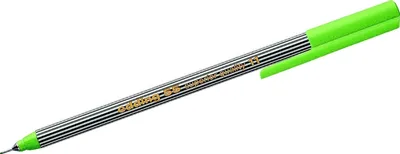 Produktbild von Fineliner edding 55 finepen hellgrün 0,3mm Packung mit 10 Stück