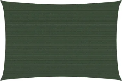 Image de Voile d'ombrage 160 g/m² Vert foncé 4x5 m PEHD