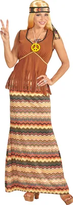 Produktbild von Kostüm Hippie Woman 70er, Groesse:L