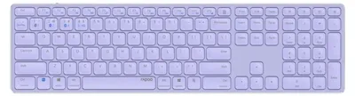 Image de Rapoo E9800M Tastatur RF Wireless + Bluetooth QWERTZ Deutsch Lila (00220285)