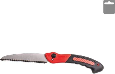 Produktbild von Klappbare Gartensäge 180 mm – Faltbare Astsäge mit gehärteten Zähnen, Sicherheitsverriegelung & ergonomischem 2-Komponenten-Griff