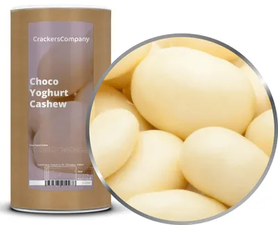 Produktbild von CrackersCompany Schoko Joghurt Cashew (Choco Yoghurt Cashew), Membrandose groß 900 g