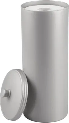 Obrázek produktu pro Držák na toaletní papír s víkem, 16 cm, šedý, plast