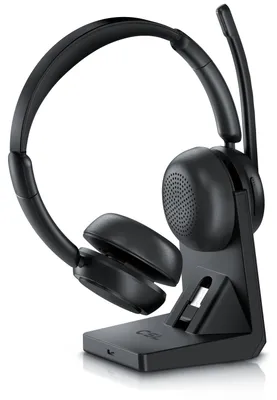 Produktbild von CSL Bluetooth Stereo Headset kabellos mit Mikrofon, Ladestation, Over Ear, 40h Laufzeit, Sprachassistent, Bluetooth 5.2, Multifunktionstaste, Dual Connectivity, Multipoint