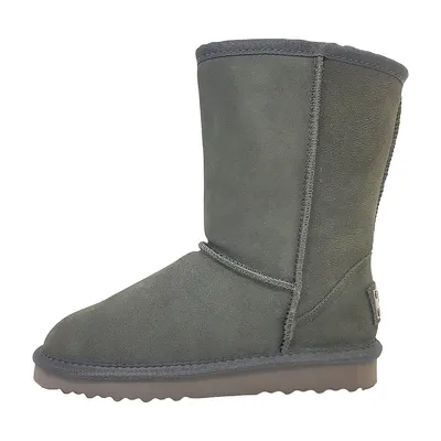 Produktbild von OOG Damenschuhe Stiefel Gefüttert Grau Freizeit, Schuhgröße:37 EU