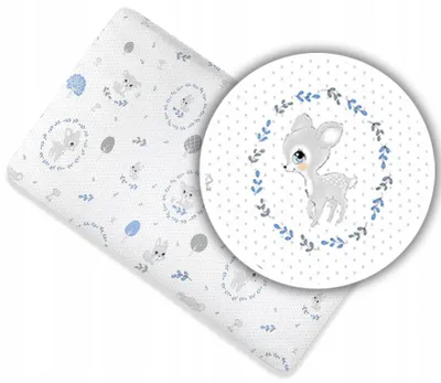 Produktbild von Spannbettlaken für Kinderbett 70x140 cm - 100% Baumwolle -