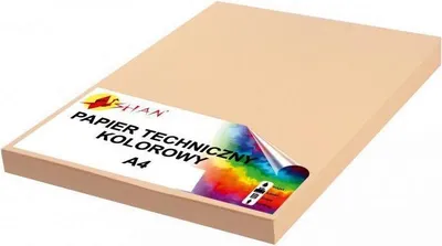 Zdjęcie produktu dla Papier techniczny A4 160g łososiowy 50 arkuszy