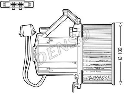 Produktbild von DENSO DEA02009 Gebläsemotor Innenraumgebläse für AUDI A4 Avant (8K5, B8) Q5 (8RB) A5 Sportback (8TA) A4 Limousine (8K2, B8) A5 Coupe (8T3)