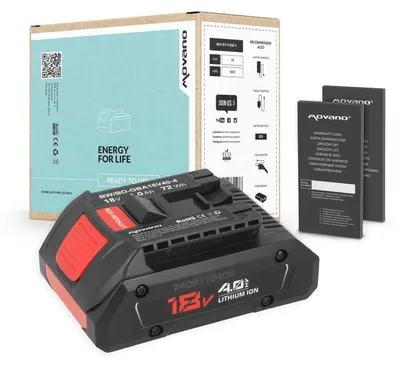 Produktbild von Ersatzakku für Elektrowerkzeuge Bosch GBA Serie 18V 4,0Ah mit Ladeanzeige