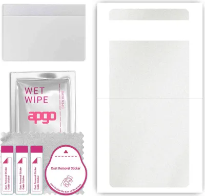 Produktbild von apgo Rückseite Schutzfolie, Skin, kompatibel mit Google Pixel 6a, Hinten Displayschutzfolie aus Vinylfolie, kratzfest, einfache Montage - Matt Transparent