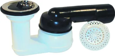 Obrázek produktu pro Hutterer & Lechner HL514 BTsifon DN40/50x6/4 palce vodorovný s kulovým ventilem 6/4' a sítkem na vlasy HL, 1 ks.