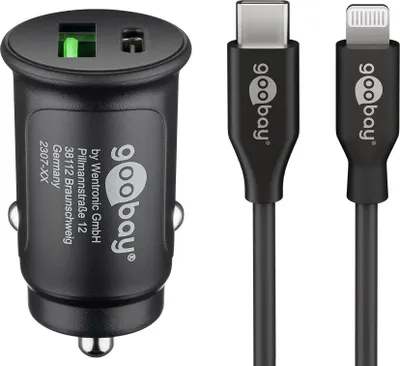Produktbild von 27 W Dual-USB Auto-Schnellladeset Lightning