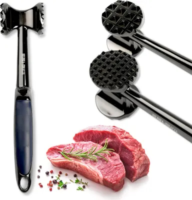 Produktbild von Doppelseitig Fleischklopfer Fleischhammer Schnitzelklopfer Fleisch Steak Hammer
