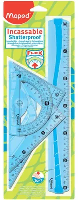 Productafbeelding van Maped 244304 Geometrie-set Maxi Flex, bruin, 4-delig (S)