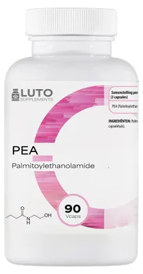 Productafbeelding van LUTO Supplementen PEA Palmitoylethanolamide 400 mg – 90 capsules