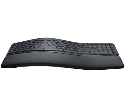Immagine prodotto di Logitech ERGO K860 - tastiera ergonomica wireless con layout dei tasti diviso, UK QWERTY - Grafite