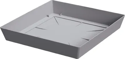 Produktbild von Schale unter dem Topf Lofly Square grau Stein 16,5 cm