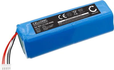 Produktbild von CELLONIC 1x Akku für Staubsauger Kompatibel mit ECOVACS T30S Pro, T30S OMNI, DSX39, S31-LI-144-6400 - (2600mAh, 14.8V)