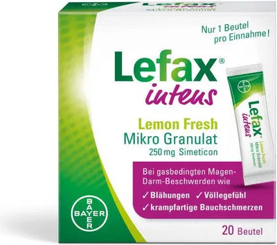 Produktbild von Lefax intens Lemon Fresh Mikro Granulat, 20 St. Beutel