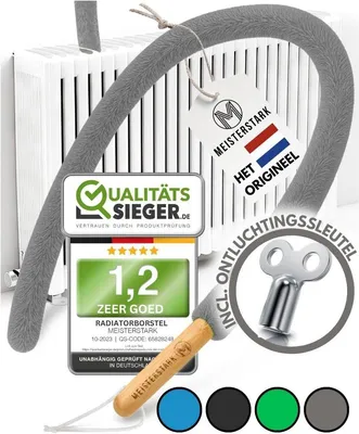 Produktbild von Flexibler Heizkörperbürstenaufsatz mit langem Stiel – Mikrofaser-Reinigungstuch für Heizkörper und schwer zugängliche Stellen