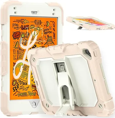 Produktbild von Tasche für iPad Mini 5/4 7.9" mit Ständer und Schultergurt Pink