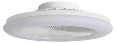 Produktbild von Lindby LED-Deckenventilator Vedin, weiß, DC, Ø 45 cm, RGBW