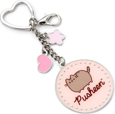 Produktbild von Pusheen-Katzen-Schlüsselanhänger, süßes Cartoon-Design, langlebiges Material